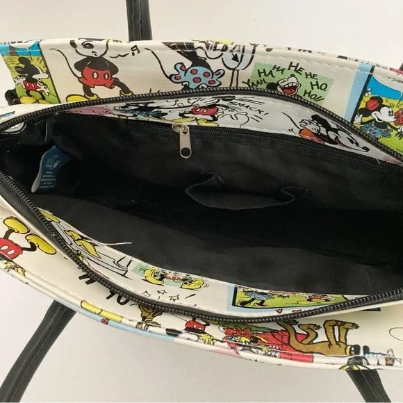 Disney Mickey Mouse Minnie Comic Strip Locket Handbag - Picture 7 of 8